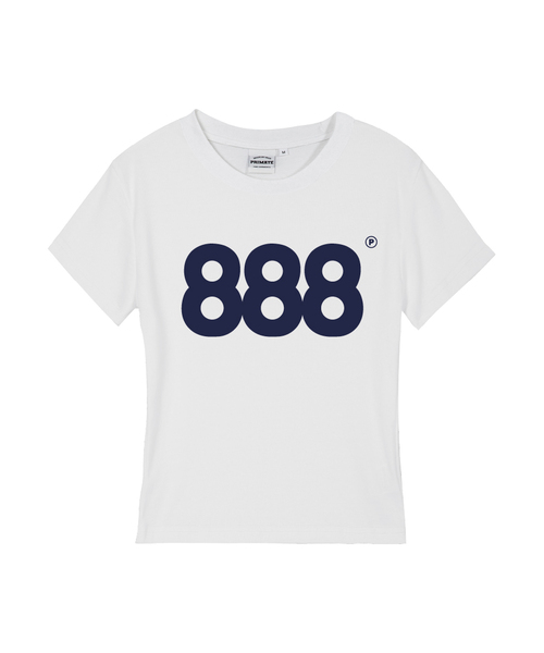 PRIMATE(プライメイト)の「NUMBER.888 レディース スリムフィット 半袖Tシャツ 6 COLORS(Tシャツ/カットソー・レディース・ブラック/クリーム/カーキ/ホワイト/ラベンダー/チャコール・LARGE/SMALL/MEDIUM)」の1枚目の写真