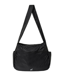 Nylon Light Weight Cross Bag Black