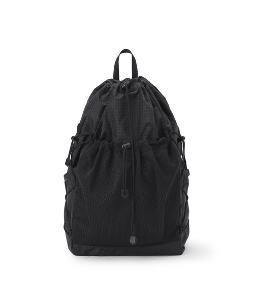 無印良品(ムジルシリョウヒン)の「撥水 リップストップ リュックサック(バックパック/リュック・レディース・ブラック・FREE)」の11枚目の写真