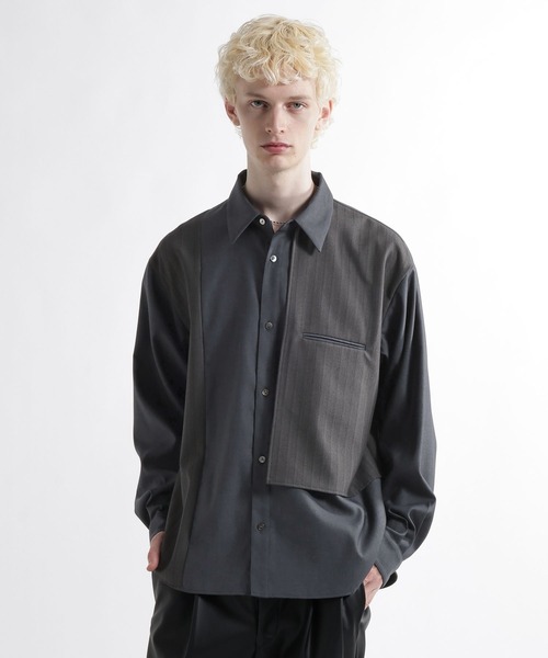 HARE(ハレ)の「【SET UP対応】アソートハイショクフラシシャツ(HARE)(シャツ/ブラウス・メンズ・ブラック・FREE)」の12枚目の写真