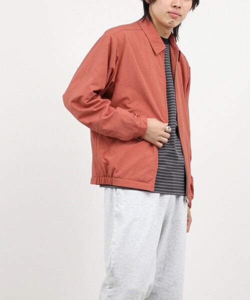 NOLLEY’S（ノーリーズ）の「ナイロンオックスジップブルゾン 26AW（ブルゾン・メンズ・レンガ/ベージュ/ブラック・M/L/S）」の7枚目の写真