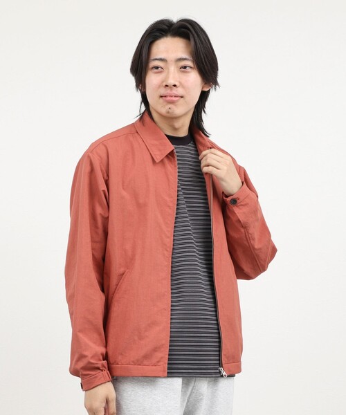 NOLLEY’S（ノーリーズ）の「ナイロンオックスジップブルゾン 26AW（ブルゾン・メンズ・レンガ/ベージュ/ブラック・M/L/S）」の10枚目の写真
