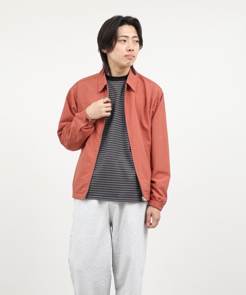 NOLLEY’S（ノーリーズ）の「ナイロンオックスジップブルゾン 26AW（ブルゾン・メンズ・レンガ/ベージュ/ブラック・M/L/S）」の11枚目の写真