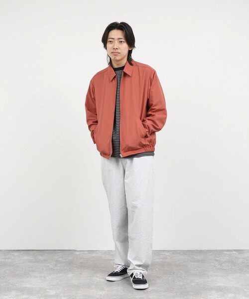NOLLEY’S（ノーリーズ）の「ナイロンオックスジップブルゾン 26AW（ブルゾン・メンズ・レンガ/ベージュ/ブラック・M/L/S）」の12枚目の写真