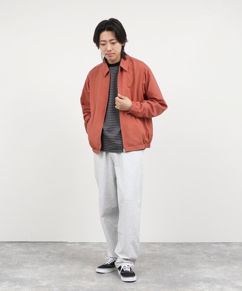 NOLLEY’S（ノーリーズ）の「ナイロンオックスジップブルゾン 26AW（ブルゾン・メンズ・レンガ/ベージュ/ブラック・M/L/S）」の13枚目の写真