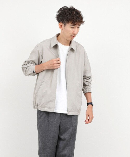 NOLLEY’S（ノーリーズ）の「ナイロンオックスジップブルゾン 26AW（ブルゾン・メンズ・レンガ/ベージュ/ブラック・M/L/S）」の21枚目の写真