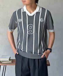 スキッパーニットユニフォームプルオーバー
