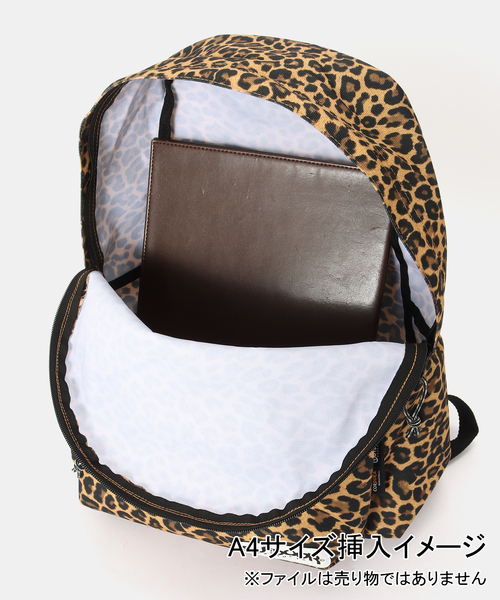 OUTDOOR PRODUCTS(アウトドアプロダクツ)の「452U MIDEIUM ex LEOPARD(バックパック/リュック・レディース・キャメル・FREE)」の6枚目の写真