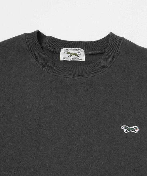 PENNEYS(ぺニーズ)の「『XLサイズ/WEB限定』『別注』PENNEYS×DOORS THE FOX クルーネックスウェット(スウェット・メンズ・グリーン/ブルー/チャコールグレー/グレー・LARGE/MEDIUM/X-LARGE)」の15枚目の写真