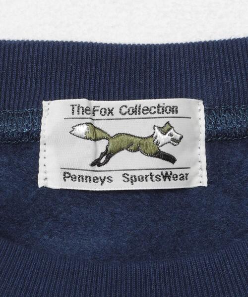 PENNEYS(ぺニーズ)の「『XLサイズ/WEB限定』『別注』PENNEYS×DOORS THE FOX クルーネックスウェット(スウェット・メンズ・グリーン/ブルー/チャコールグレー/グレー・LARGE/MEDIUM/X-LARGE)」の11枚目の写真