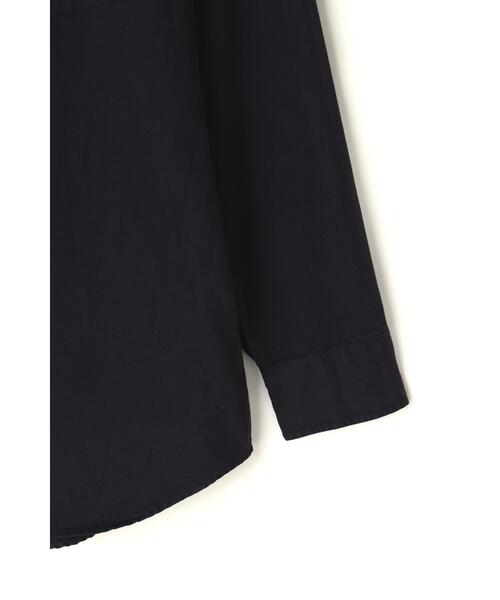 Y(ワイ)の「Y / ORGANIC COTTON HIGH DENSITY SATIN SH(シャツ/ブラウス・メンズ・ネイビー/ホワイト・MEDIUM)」の14枚目の写真
