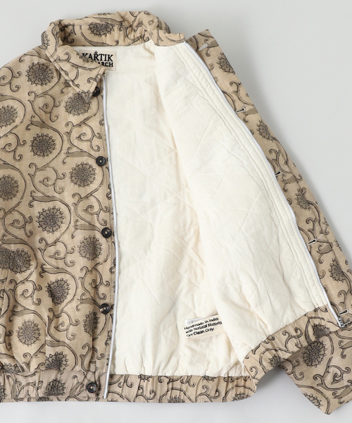 JOURNAL STANDARD(ジャーナルスタンダード)の「KARTIK RESEARCH カルティック リサーチ Block Printed Moni(その他アウター・メンズ・アイボリー・LARGE/MEDIUM)」の4枚目の写真