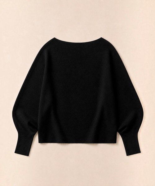 United store(ユナイテッドストア)の「ワンショルダールーズニットプルオーバー(ニット/セーター・レディース・ダークグレー/ホワイト/ブラック・FREE)」の16枚目の写真
