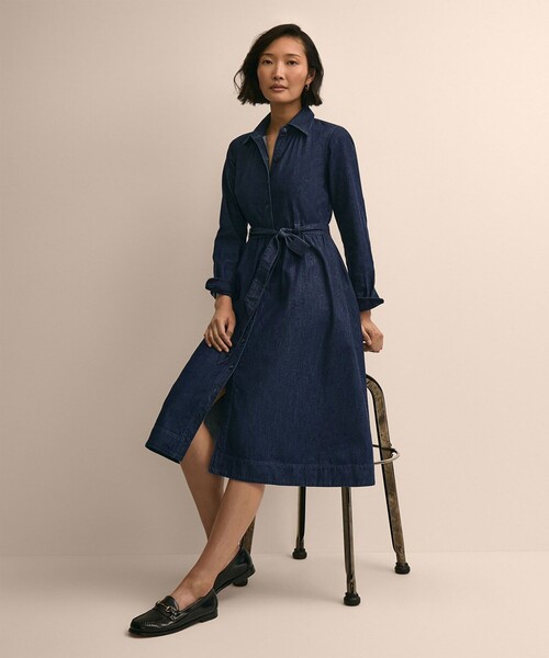 BROOKS BROTHERS｜ブルックスブラザーズのワンピース/ドレス（ブルー