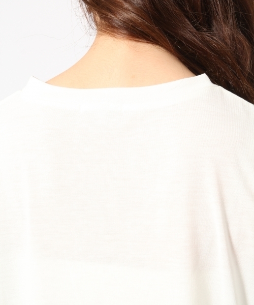 GLOBAL WORK（グローバルワーク）の「【吸水速乾】シフォンスリーブプルオーバー半袖/709692（Tシャツ/カットソー・レディース・ホワイト/ピンク/ネイビー/グレー/ブラック/レッド/カーキ/その他/その他3/ライトグレー・SMALL/LARGE/MEDIUM）」の13枚目の写真