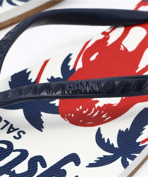 HYSTERIC GLAMOUR（ヒステリックグラマー）の「HAYN×HYSTERIC/PARADISE ビーチサンダル（ビーチサンダル・メンズ・ネイビー・MEDIUM/SMALL）」の5枚目の写真