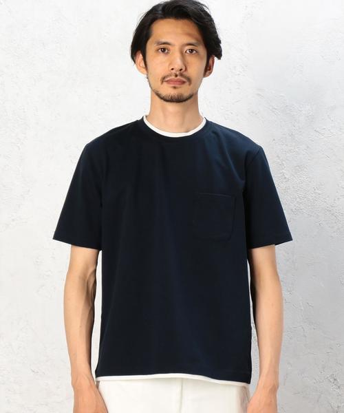 green label relaxing（グリーンレーベルリラクシング）の「KC DELAVE F/LYRD S/S Tシャツ◆（Tシャツ/カットソー・メンズ・ネイビー/ホワイト/ベージュ・SMALL/LARGE/MEDIUM）」の15枚目の写真