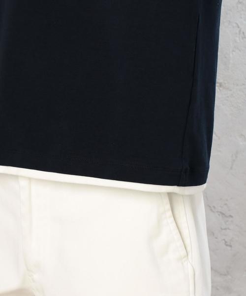 green label relaxing（グリーンレーベルリラクシング）の「KC DELAVE F/LYRD S/S Tシャツ◆（Tシャツ/カットソー・メンズ・ネイビー/ホワイト/ベージュ・SMALL/LARGE/MEDIUM）」の12枚目の写真