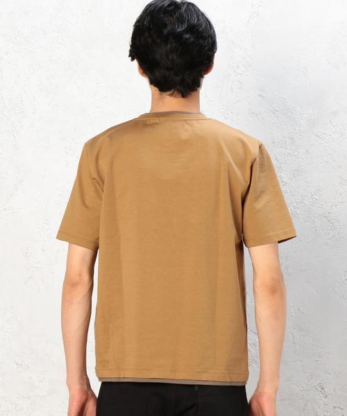 green label relaxing（グリーンレーベルリラクシング）の「KC DELAVE F/LYRD S/S Tシャツ◆（Tシャツ/カットソー・メンズ・ネイビー/ホワイト/ベージュ・SMALL/LARGE/MEDIUM）」の6枚目の写真