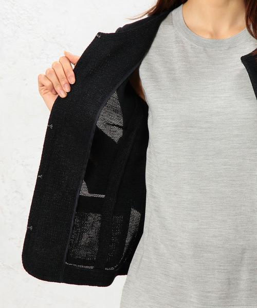 ノーカラージャケット ブラック　グリーンレーベルリラクシング ネイビー 楽天市場】UNITED ARROWS green label relaxing ノーカラー