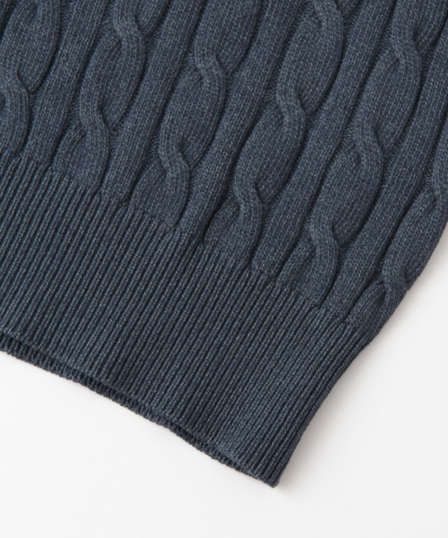 URBAN RESEARCH(アーバンリサーチ)の「UR ストレッチケーブルC/Nニット(ニット/セーター・メンズ・キャメル/ブルー系その他/オリーブ/ブルー・MEDIUM/LARGE)」の17枚目の写真