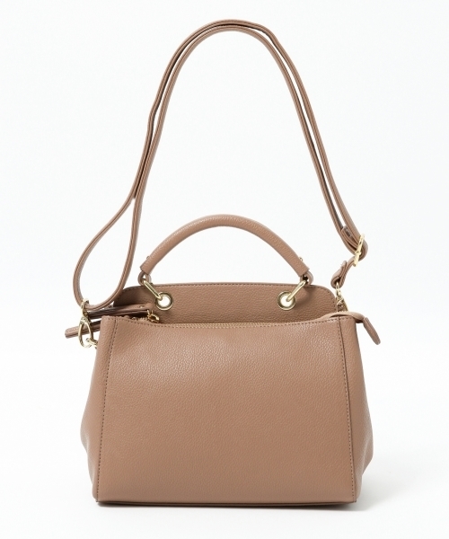 GLOBAL WORK（グローバルワーク）の「2WAYミニショルダー/737573（ショルダーバッグ・レディース・ブラック/ボルドー/ベージュ・FREE）」の2枚目の写真