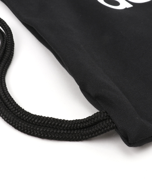 adidas（アディダス）の「オリジナルス ナップサック [GYMSACK TRICOT]（ショルダーバッグ・メンズ・ブラック/レッド・FREE）」の5枚目の写真