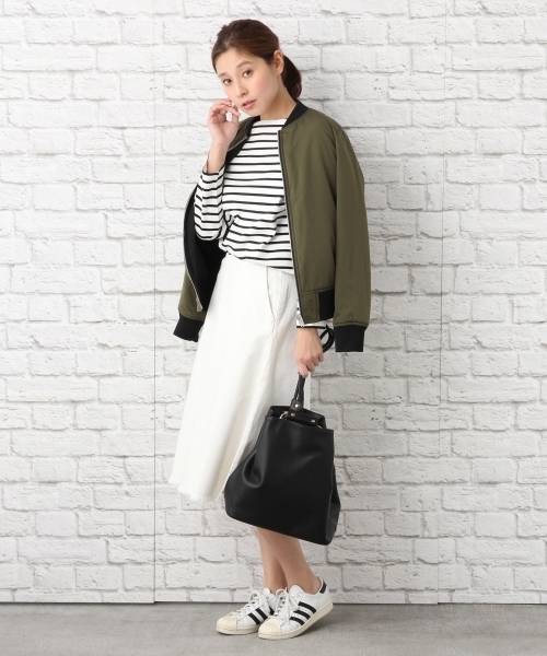 LEPSIM(レプシィム)の「フリンジデニムAラインスカート 739228(デニムスカート・レディース・オフホワイト/ブルー・MEDIUM/LARGE)」の3枚目の写真