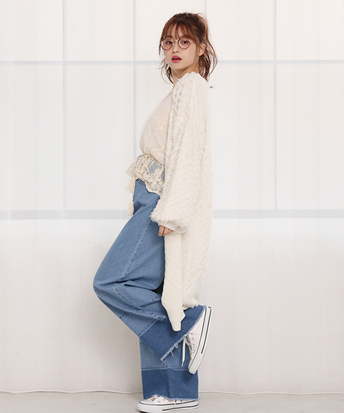 one after another NICE CLAUP（ワンアフターアナザーナイスクラップ）の「レース刺繍ブラウス（シャツ/ブラウス・レディース・レッド/アイボリー/ブラック・FREE）」の15枚目の写真