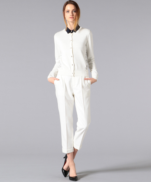 LOVELESS(ラブレス)の「【LOVELESS】WOMENS バックレースカーディガン(カーディガン/ボレロ・レディース・ネイビー/ホワイト/レッド・36/34)」の14枚目の写真