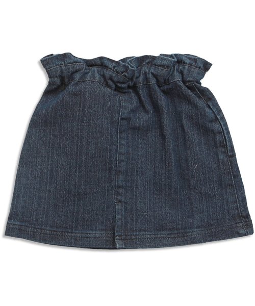 apres les cours(アプレレクール)の「ウエストフリルタイトデニムスカート(デニムスカート・キッズ・ブルー/ネイビー・140/80/100/120/90/110/130)」の4枚目の写真