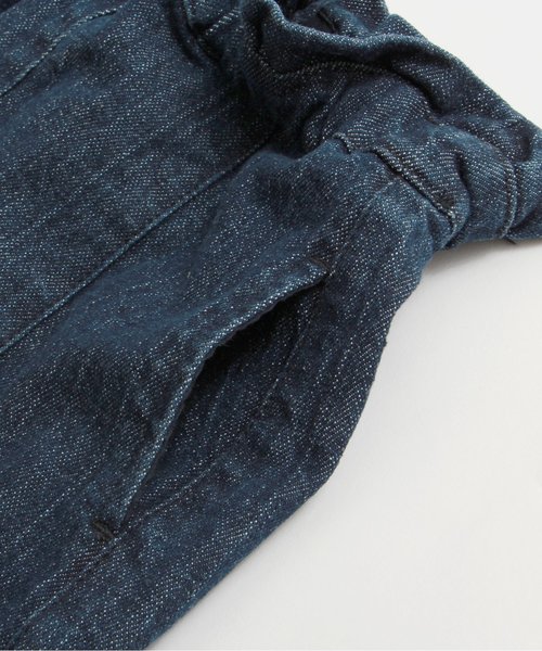 apres les cours(アプレレクール)の「ウエストフリルタイトデニムスカート(デニムスカート・キッズ・ブルー/ネイビー・140/80/100/120/90/110/130)」の6枚目の写真