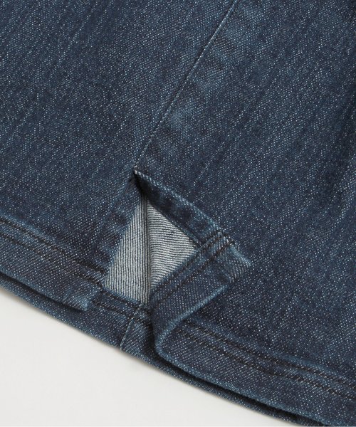 apres les cours(アプレレクール)の「ウエストフリルタイトデニムスカート(デニムスカート・キッズ・ブルー/ネイビー・140/80/100/120/90/110/130)」の8枚目の写真