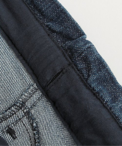 apres les cours(アプレレクール)の「ウエストフリルタイトデニムスカート(デニムスカート・キッズ・ブルー/ネイビー・140/80/100/120/90/110/130)」の9枚目の写真