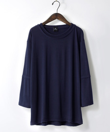MONO-MART | ドロップショルダーフェイクレイヤードTRカットソー(3/4スリーブ)(Tシャツ/カットソー)