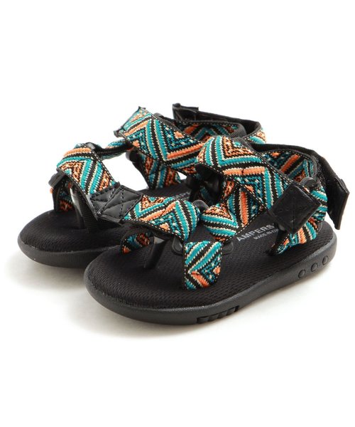 Ampersand（アンパサンド）の「ベルトサンダル（サンダル・キッズ・グレー/ブラック・18/13/16/15 /14/17/19）」の2枚目の写真