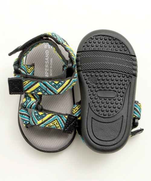 Ampersand（アンパサンド）の「ベルトサンダル（サンダル・キッズ・グレー/ブラック・18/13/16/15 /14/17/19）」の7枚目の写真