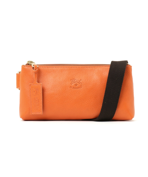 IL BISONTE（イルビゾンテ）の「IL BISONTE / ORIGINAL LEATHER / SHOULDER BAG（ショルダーバッグ・レディース・ライトブラウン/ナチュラル/ブラック/ダークブラウン/ネイビー/サンドベージュ/オレンジ/オリーブ/グリーン/レンガ/レッド・FREE）」の11枚目の写真