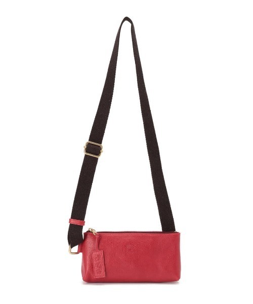 IL BISONTE（イルビゾンテ）の「IL BISONTE / ORIGINAL LEATHER / SHOULDER BAG（ショルダーバッグ・レディース・ライトブラウン/ナチュラル/ブラック/ダークブラウン/ネイビー/サンドベージュ/オレンジ/オリーブ/グリーン/レンガ/レッド・FREE）」の9枚目の写真