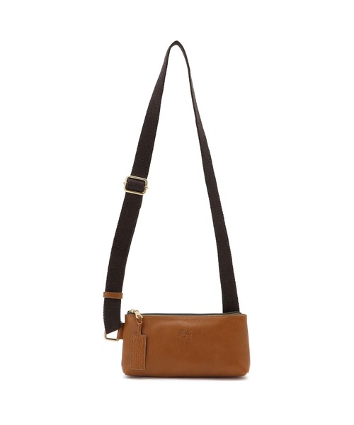 IL BISONTE(イルビゾンテ)の「IL BISONTE / ORIGINAL LEATHER / クロスボディバッグ(ショルダーバッグ・レディース・ライトブラウン/ナチュラル/ブラック/ダークブラウン/ネイビー/サンドベージュ/オレンジ/オリーブ/グリーン/レンガ/レッド・FREE)」の6枚目の写真