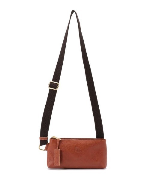 IL BISONTE（イルビゾンテ）の「IL BISONTE / ORIGINAL LEATHER / SHOULDER BAG（ショルダーバッグ・レディース・ライトブラウン/ナチュラル/ブラック/ダークブラウン/ネイビー/サンドベージュ/オレンジ/オリーブ/グリーン/レンガ/レッド・FREE）」の10枚目の写真