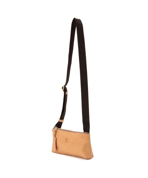 IL BISONTE(イルビゾンテ)の「IL BISONTE / ORIGINAL LEATHER / クロスボディバッグ(ショルダーバッグ・レディース・ライトブラウン/ナチュラル/ブラック/ダークブラウン/ネイビー/サンドベージュ/オレンジ/オリーブ/グリーン/レンガ/レッド・FREE)」の13枚目の写真