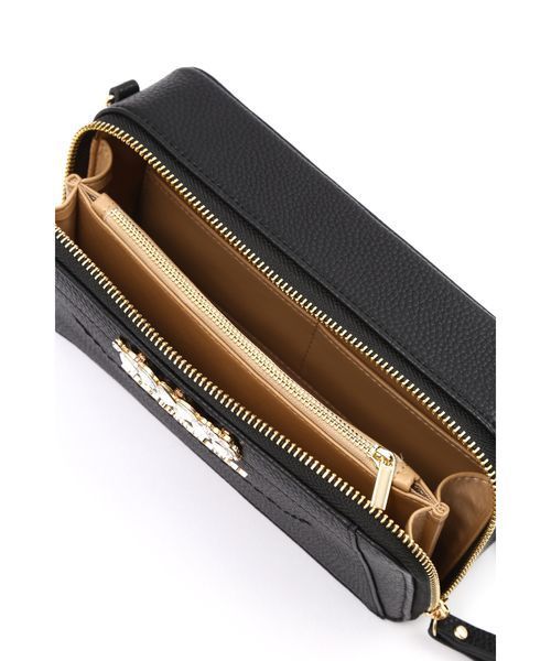 JILL by JILL STUART（ジルバイジルスチュアート）の「ビジューロイヤルズ（サイフポシェット）（ショルダーバッグ・レディース・レッド/ブラック/ライトグレー・ﾌﾘ-）」の14枚目の写真