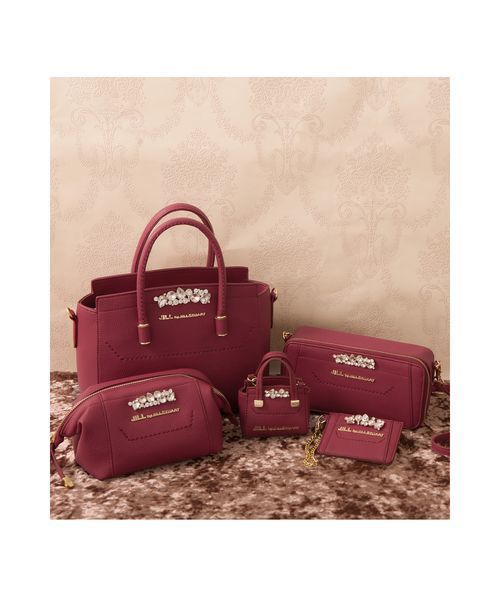 JILL by JILL STUART（ジルバイジルスチュアート）の「ビジューロイヤルズ（サイフポシェット）（ショルダーバッグ・レディース・レッド/ブラック/ライトグレー・ﾌﾘ-）」の17枚目の写真