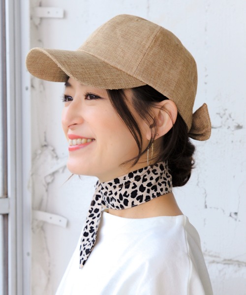 14+(イチヨンプラス)の「バックリボンキャップ UV(キャップ・レディース・ブラック/ベージュ/ネイビー/ピンク/カーキ/アイボリー/クリアブラック/ライラック/グレイッシュベージュ/インディゴブルー/ホワイト/ブルー系その他/ライトベージュ/ライトブラック/スモークピンク/オリーブ/レッド系その他2/ブラウン系その他2/ベージュ系その他2/ブラック系その他2/バーガンディー/ブルー系その他2/オレンジ系その他2/ピンク系その他2/グレー系その他2/グレー系その他3/ブラウン系その他4/ブラック系その他4/ブラック系その他3/ブラウン系その他5/ベージュ系その他5/ナチュラル/ブラック系その他5/グレー系その他5/ベージュ系2・FREE)」の21枚目の写真