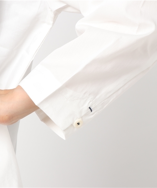 POU DOU DOU（プードゥドゥ）の「スタンドフリルカラーブラウス（シャツ/ブラウス・レディース・オフホワイト/ブラック/イエロー・3）」の5枚目の写真