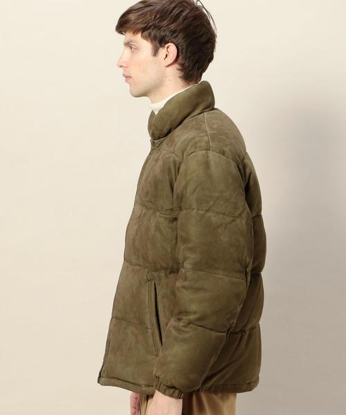 schott（ショット）の「【別注】 ＜Schott(ショット)＞ SUEDE DOWN/ダウンジャケット ◆（ダウンジャケット/コート・メンズ・オリーブ・LARGE/MEDIUM/SMALL）」の7枚目の写真