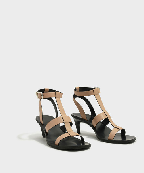 CHARLES & KEITH(チャールズ & キース)の「ケージサンダル / CAGE SANDALS(サンダル・レディース・ブラック/ベージュ・25cm/23cm/24.5cm/22.5cm/23.5cm)」の8枚目の写真
