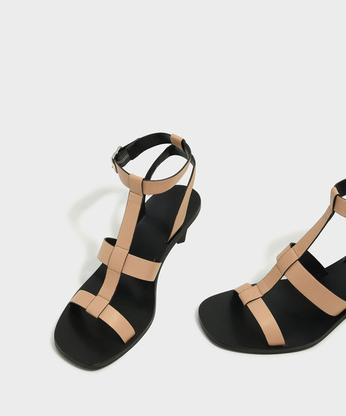 CHARLES & KEITH(チャールズ & キース)の「ケージサンダル / CAGE SANDALS(サンダル・レディース・ブラック/ベージュ・25cm/23cm/24.5cm/22.5cm/23.5cm)」の10枚目の写真