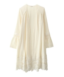 axes femme | 裾レースロングカーデ(カーディガン/ボレロ)